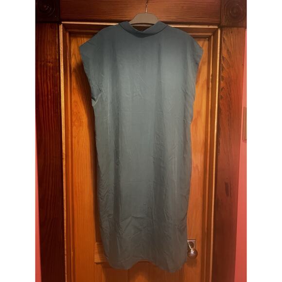 Eileen Fisher Blue Dress Tencel Small S Pockets - Picture 5 of 5